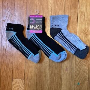 NWT BUM women’s quarter socks - 3 pairs